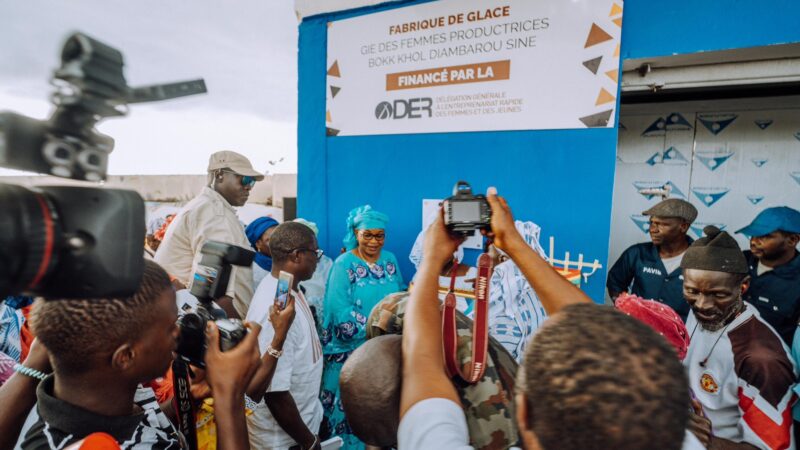 INAUGURATION :La Der/fj inaugure une fabrique de glace à Saint-Louis