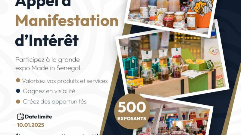 Grande expo du made in Sénégal du 18 au 20 février 2025