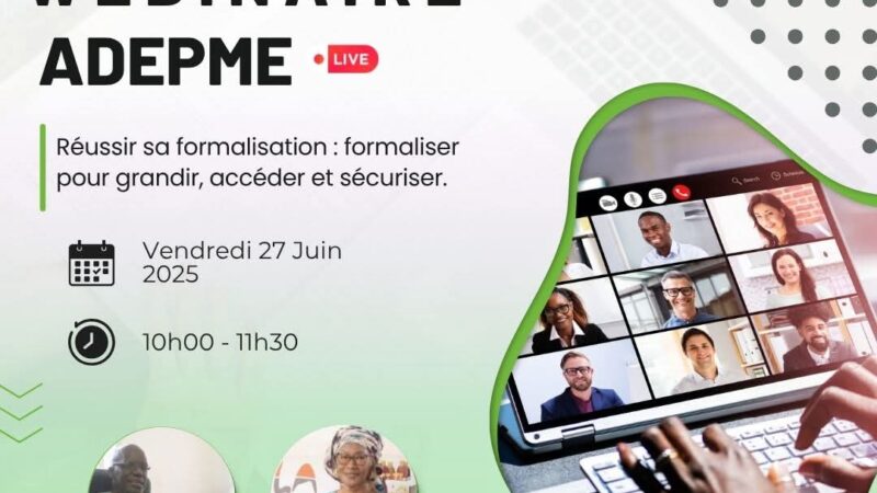 𝐈nvitation 𝐖ebinaire 𝐒pecial 𝐉ournée 𝐈nternationale des 𝐌pme